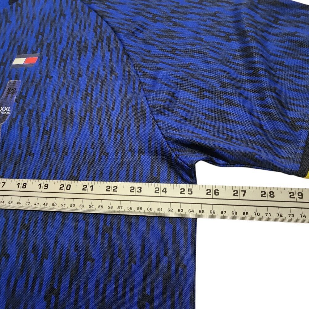 Tommy Hilfiger Men's T-Shirt Sport Wicking UV‎ Short Sleeve Polyester XXL - Picture 3 of 12